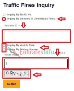Abu Dhabi fine Inquiry Online
