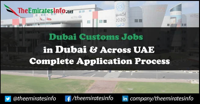Dubai Customs Jobs | Provide Career Development Opportunities For Foreigners Dubai Customs Jobs