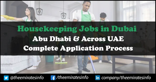 Female Housekeeping Jobs in Dubai | Submit Application Online Housekeeping Jobs in Dubai