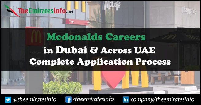 Mcdonalds UAE Careers | Latest Restaurant Job Openings For Freshers Mcdonalds UAE Careers | Latest Restaurant Job Openings
