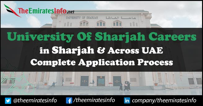 University Of Sharjah Careers | Get Recent Job Openings For Freshers University Of Sharjah Careers