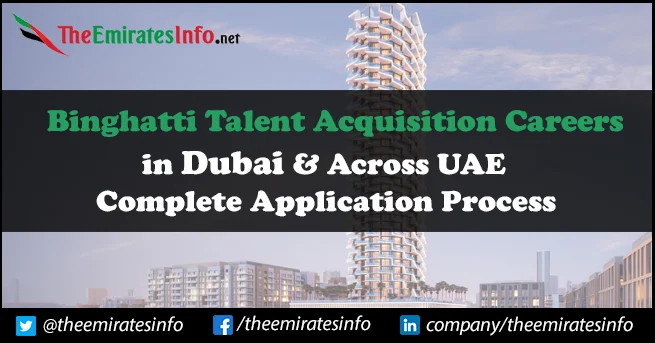 Binghatti Talent Acquisition Careers For Freshers | Submit Application Online Binghatti Talent Acquisition Careers