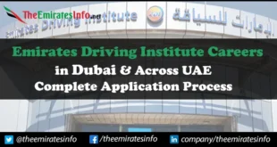 Emirates Driving Institute Careers
