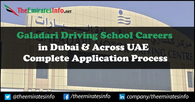 Galadari Driving School Careers | Explore New Driving Jobs In UAE Apply Online Galadari Driving School Careers