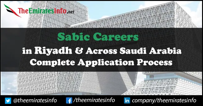 SABIC Careers | Job Opportunities for Freshers SABIC Careers | Job Opportunities for Freshers