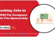 Teaching Jobs in Qatar